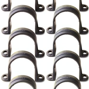 BENLIUDH PVC Conduit Clamps Durable Rustproof Pipe Straps-0