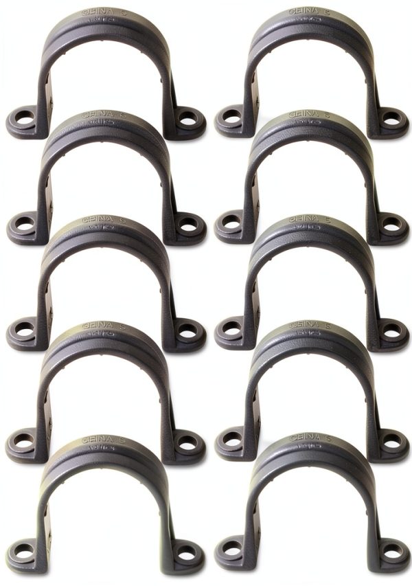 BENLIUDH PVC Conduit Clamps Durable Rustproof Pipe Straps-0