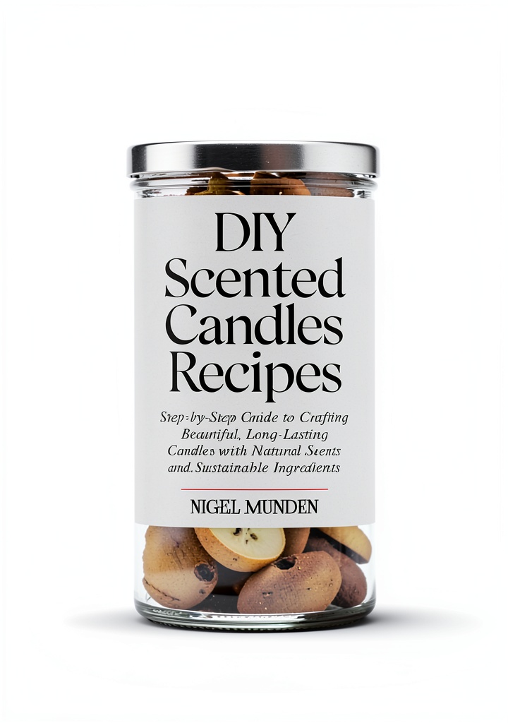 'Candle Making Book open on Kindle device showing detailed instructions'