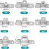 Nayciiy Stainless Steel U Shape Pipe Clamp 8 Sizes-2