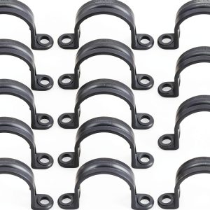 BENLIUDH PVC Conduit Clamps Durable U-Shaped Pipe Straps-0