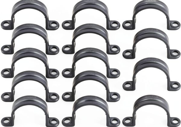 BENLIUDH PVC Conduit Clamps Durable U-Shaped Pipe Straps-0