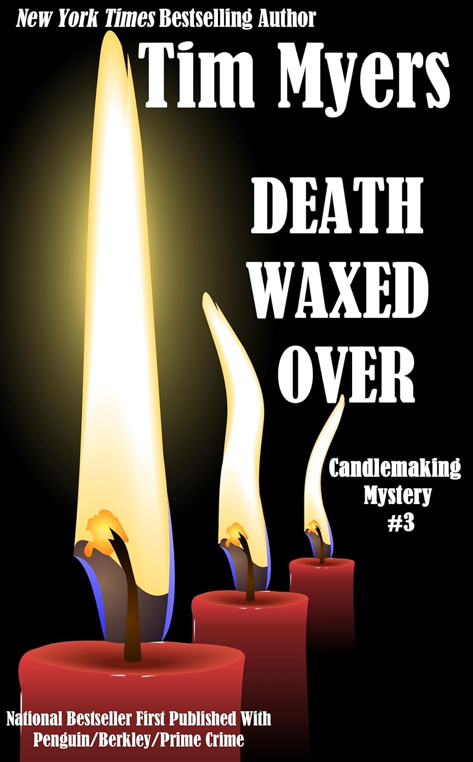 Candlemaking Mysteries Kindle book on a tablet screen