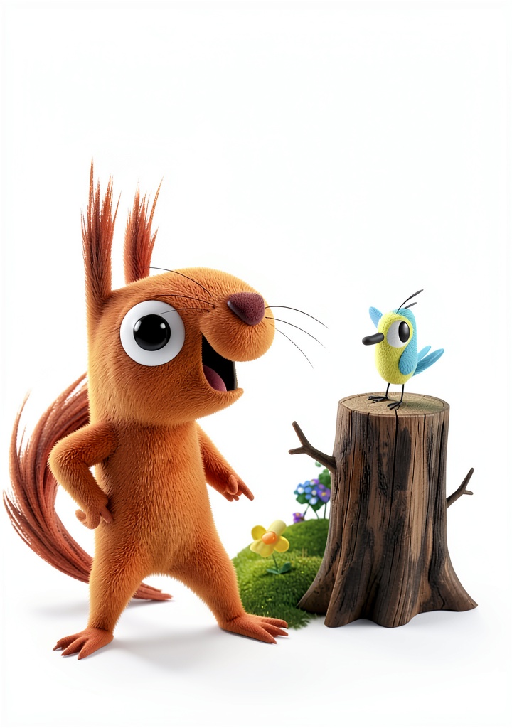 The Leaf Thief book cover showing colorful illustrations for children