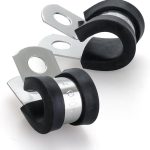 HirtuOtter Pipe Clamp 304 Stainless Steel Rubber Coated-0