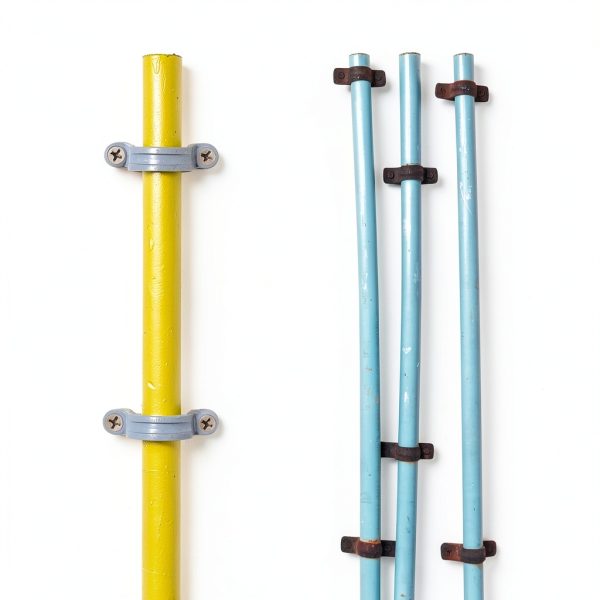 BENLIUDH PVC Conduit Clamps Durable U-Shaped Pipe Straps-4