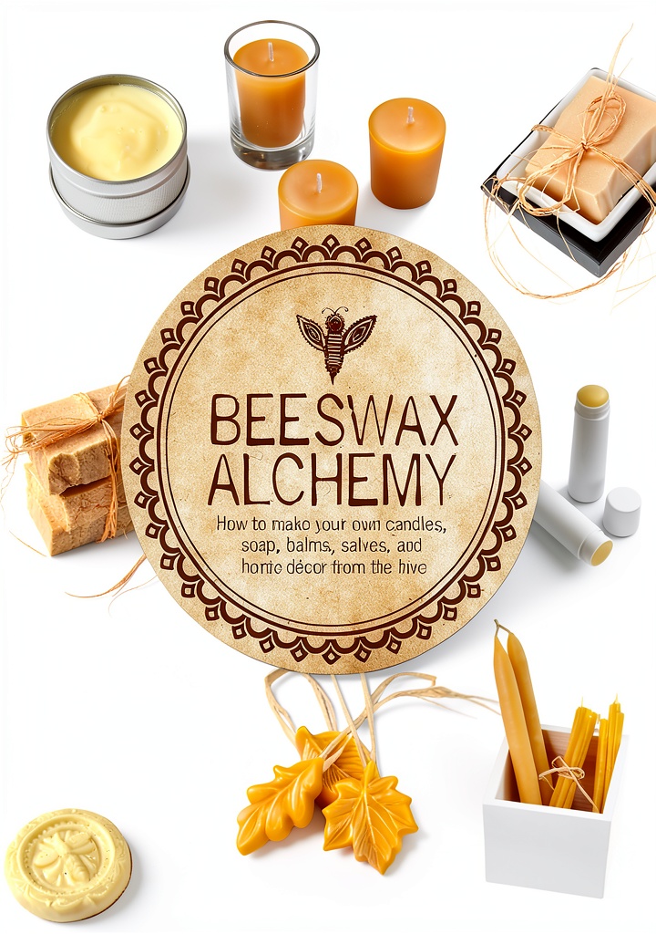 'Candle and soap making book open on a tablet showing step-by-step instructions'