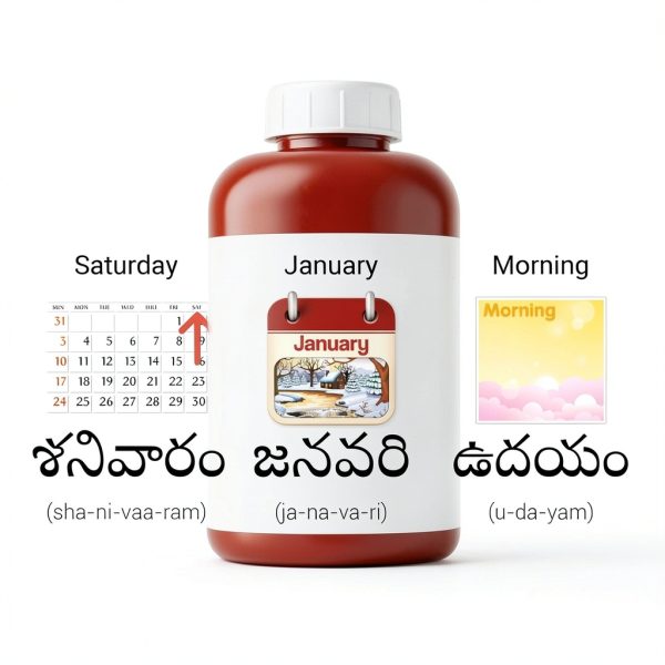 My First Picture Book Telugu Childrens Language Learning-0