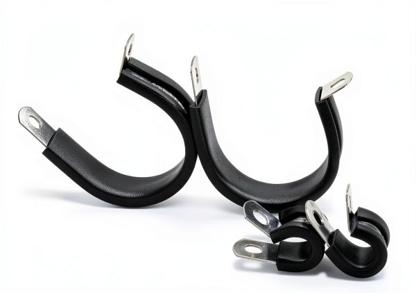 HirtuOtter Pipe Clamp 304 Stainless Steel Rubber Coated-5