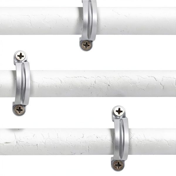 BENLIUDH PVC Conduit Clamps Durable Rustproof Pipe Straps-6