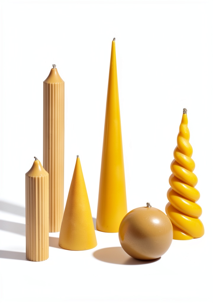 'Candle making techniques illustrated in the Kindle book'
