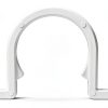 Oovivat PVC Pipe Clamps White PVC Material Easy Installation-3