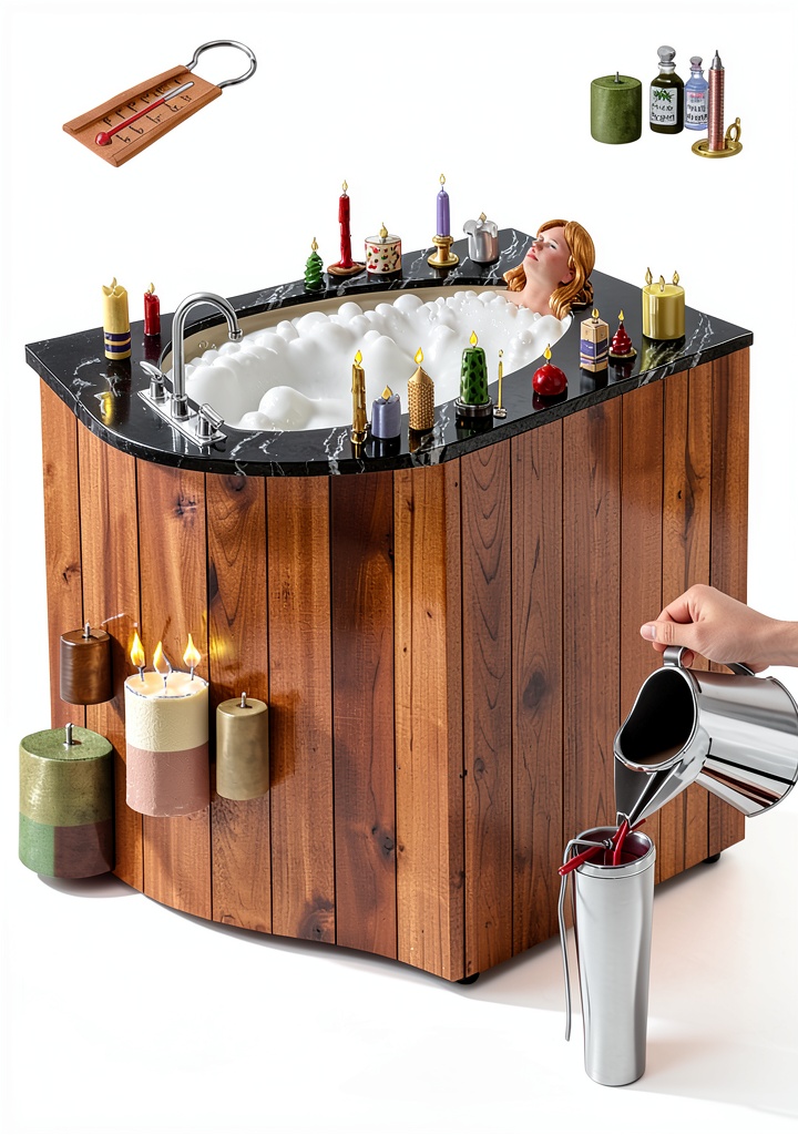 'Everything Candle Making Book cover on a Kindle device'