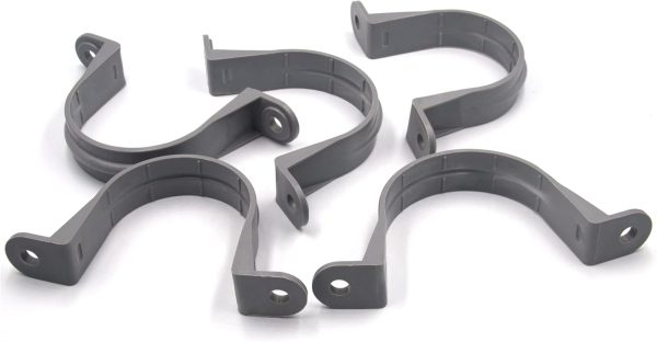 ISPINNER PVC Pipe Straps Gray Strap Clamps Home Improvement-3
