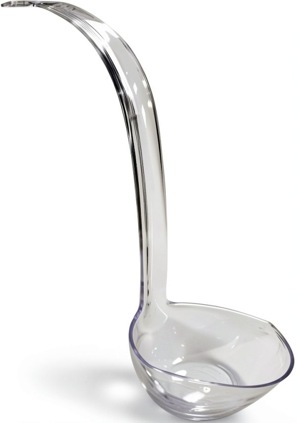 Punch Ladle Regent Clear Plastic Kitchen Ladle 13.5 Inch-0