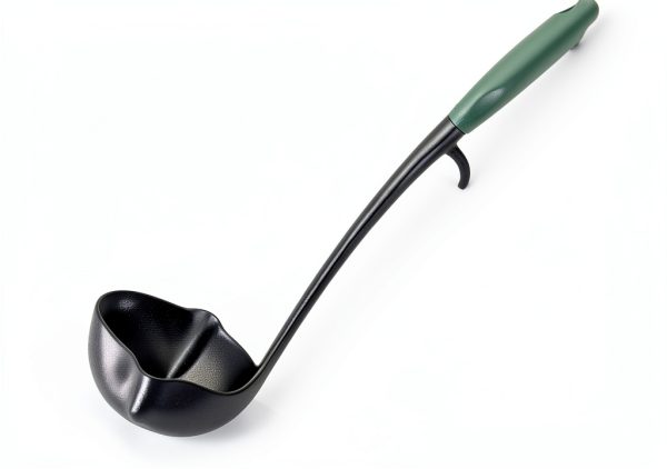 Norpro 6.5oz Ladle with Dual Spouts and 11-Inch Heat‑Resistant Handle-0