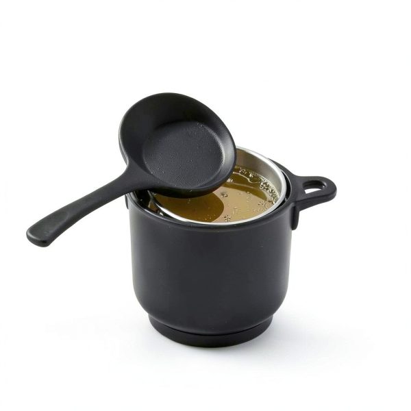 Silicone Kitchen Ladle YuLohass 5 Heat Resistant Dishwasher Safe-3
