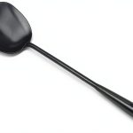 ZhenSanHuan Hand‑Hammered Iron Ladle & Spatula Set 40 cm Hollow Handle-0