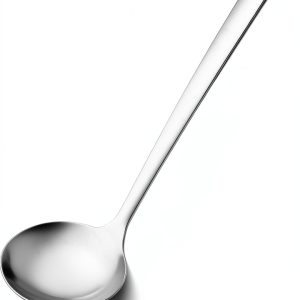 BERGLANDER Stainless Steel Soup Ladle 11.8in Extra Long Handle-0