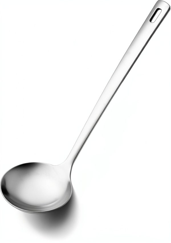 BERGLANDER Stainless Steel Soup Ladle 11.8in Extra Long Handle-0