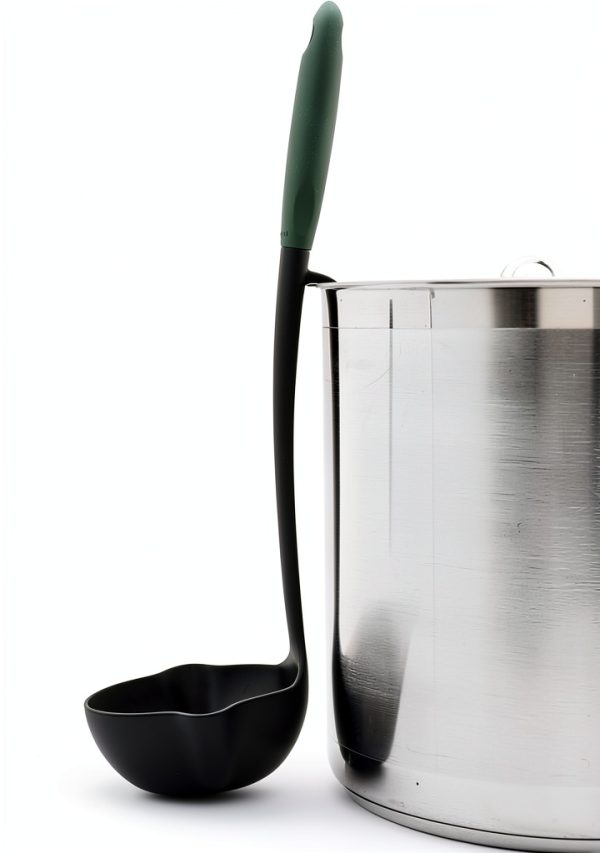 Norpro 6.5oz Ladle with Dual Spouts and 11-Inch Heat‑Resistant Handle-4