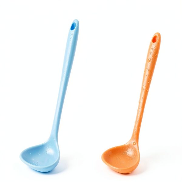 Silicone Kitchen Ladle YuLohass 5 Heat Resistant Dishwasher Safe-1