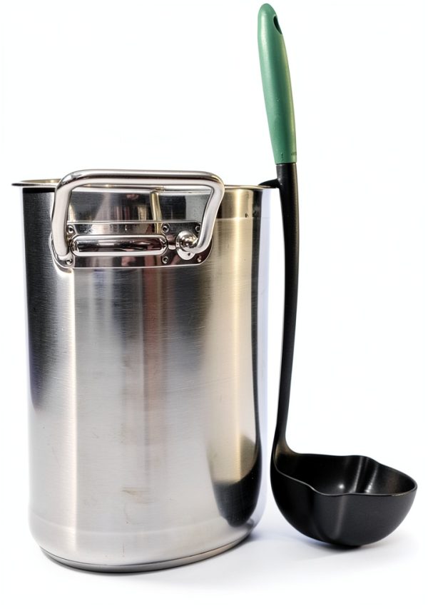 Norpro 6.5oz Ladle with Dual Spouts and 11-Inch Heat‑Resistant Handle-2