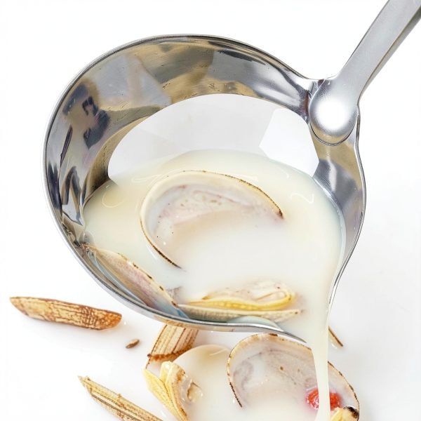 Soup Ladle 304 Stainless Steel Heavy Ladle with Pour Spout for Soups, Serving, Cooking, Stews and More 11.8 inch-2