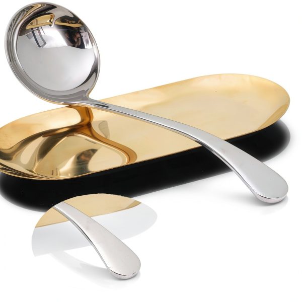 7.9 Inch Silver Small Gravy Soup Ladle Small Ladle Gravy Ladles 18/10 Stainless Steel Sauce Ladles for Spooning Sauces or Gravies-6