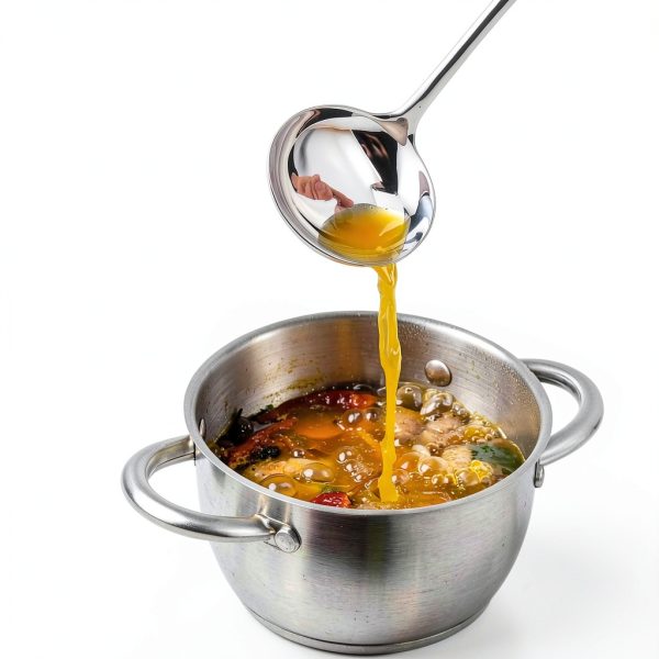 7.9 Inch Silver Small Gravy Soup Ladle Small Ladle Gravy Ladles 18/10 Stainless Steel Sauce Ladles for Spooning Sauces or Gravies-5