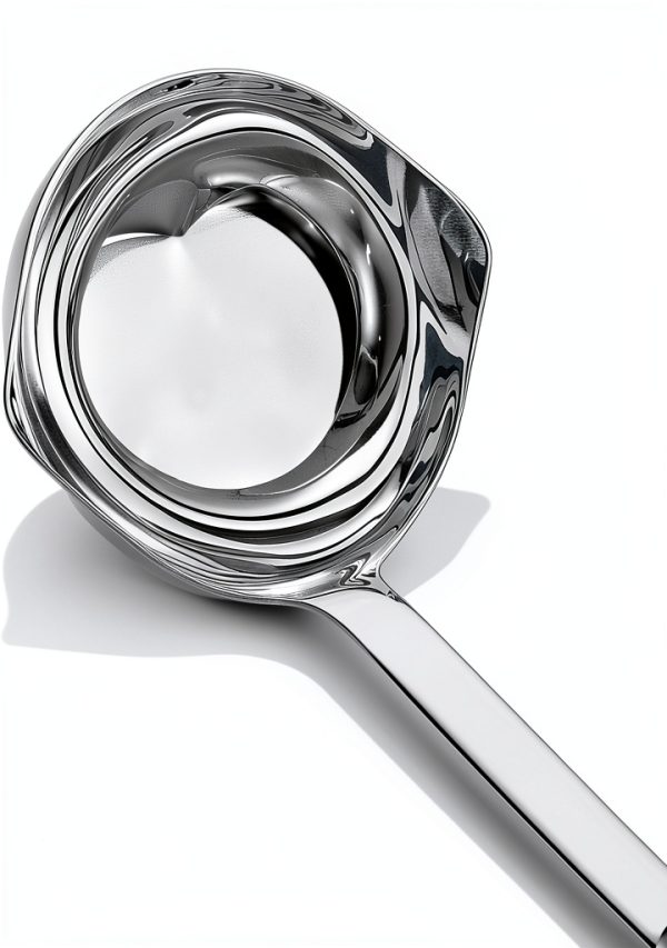 OXO Steel Ladle Dual Pour Spouts Angled Head Non Slip Grip-3