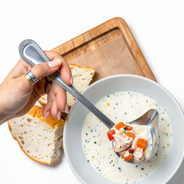 Patelai 2-Piece Small Ladle Set 1oz Stainless Steel Gravy Spoon-5