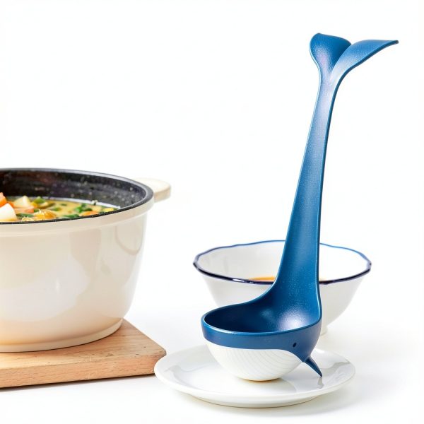Soup Ladle Peleg Design Whale-Shaped Kitchen Ladle – Decorative Spoon-5