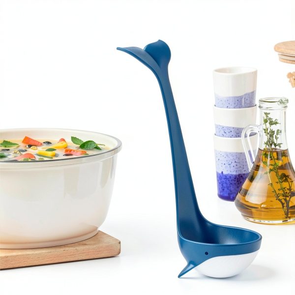 Soup Ladle Peleg Design Whale-Shaped Kitchen Ladle – Decorative Spoon-1