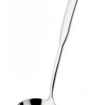 Soup Ladle 304 Stainless Steel Heavy Ladle with Pour Spout for Soups, Serving, Cooking, Stews and More 11.8 inch-0