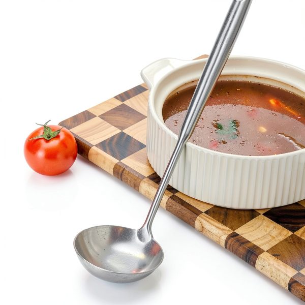 Stainless Steel Soup Ladle ReaNea Extra-Deep Dishwasher Safe-6