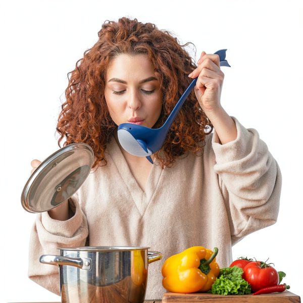 Soup Ladle Peleg Design Whale-Shaped Kitchen Ladle – Decorative Spoon-4