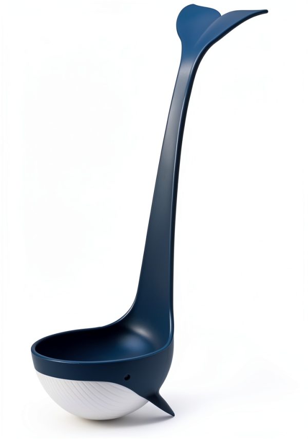 Soup Ladle Peleg Design Whale-Shaped Kitchen Ladle – Decorative Spoon-0